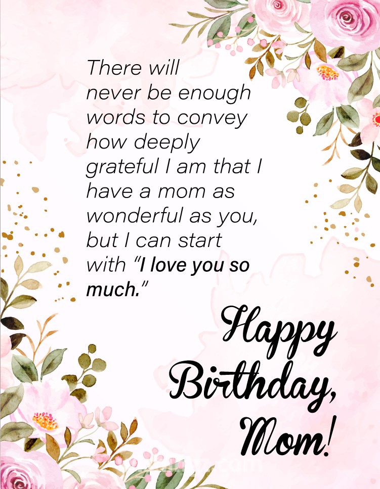 Happy birthday mom wishes: 100 heartfelt and loving birthday message ...